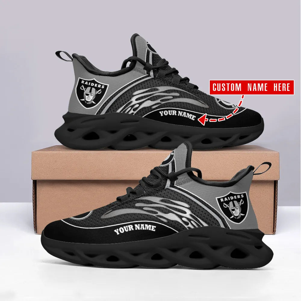 Las Vegas Raiders Personalized Yezy Running Sneakers BB142