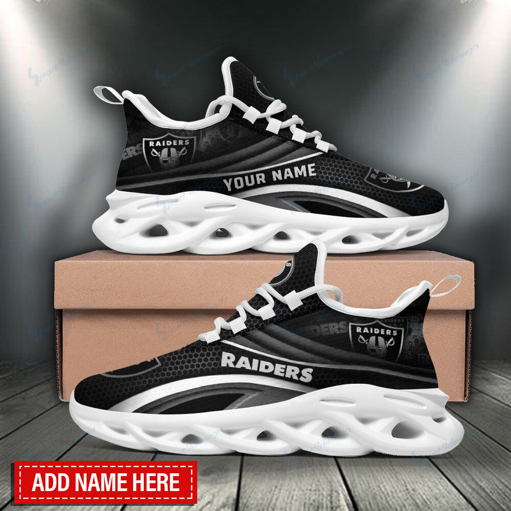 Las Vegas Raiders Personalized Yezy Running Sneakers BB799