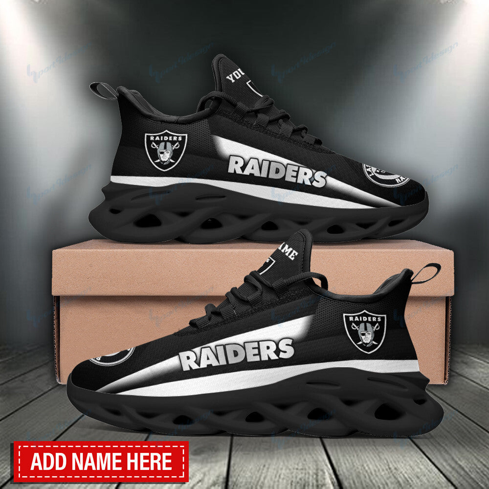 Las Vegas Raiders Personalized Yezy Running Sneakers BB802