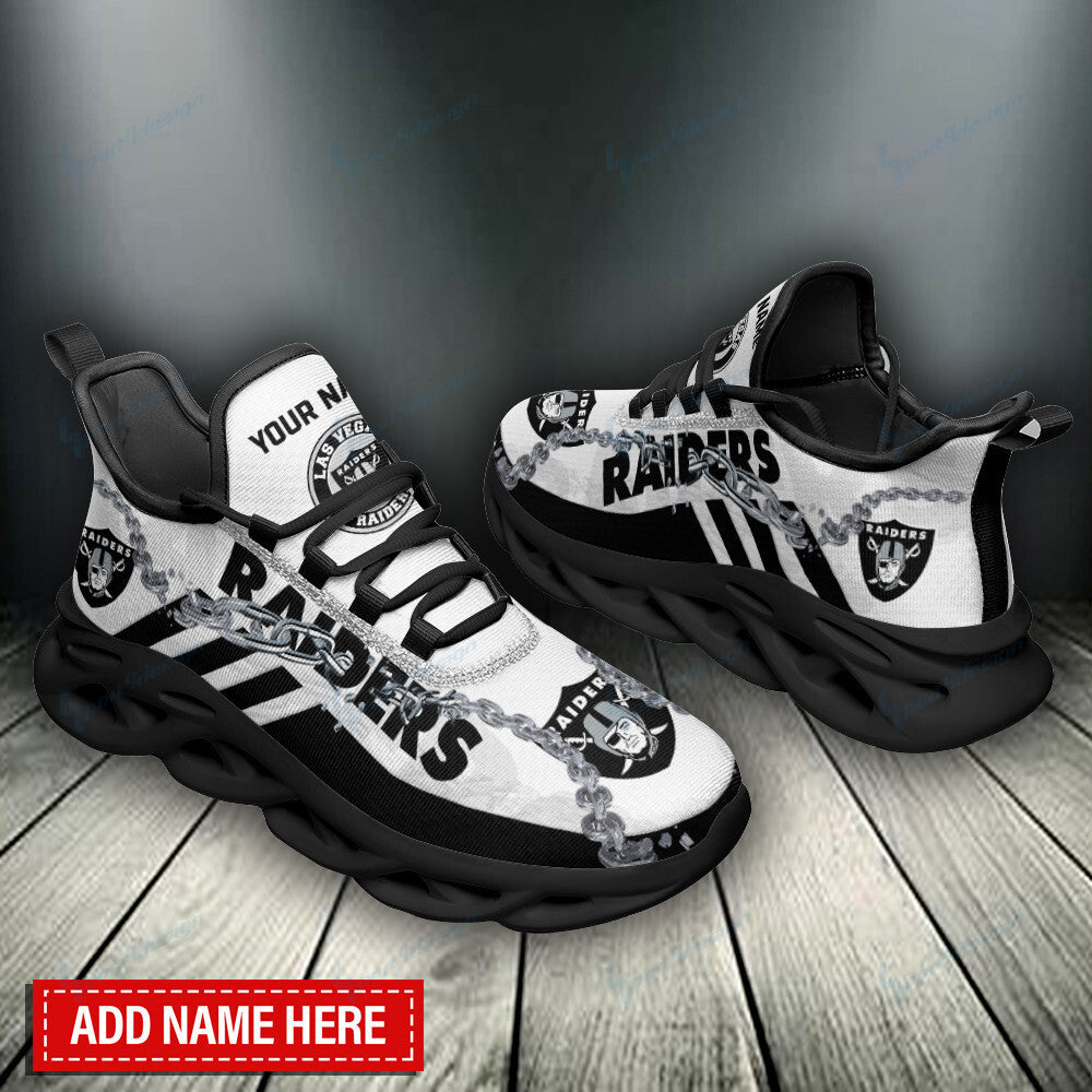 Las Vegas Raiders Personalized Yezy Running Sneakers BB863
