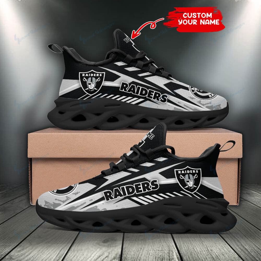 Las Vegas Raiders Personalized Yezy Running Sneakers BB984