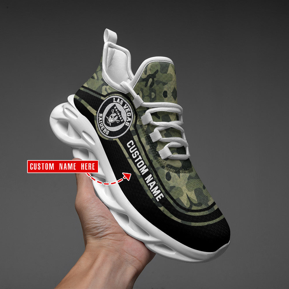 Las Vegas Raiders Personalized Yezy Running Sneakers SPD327