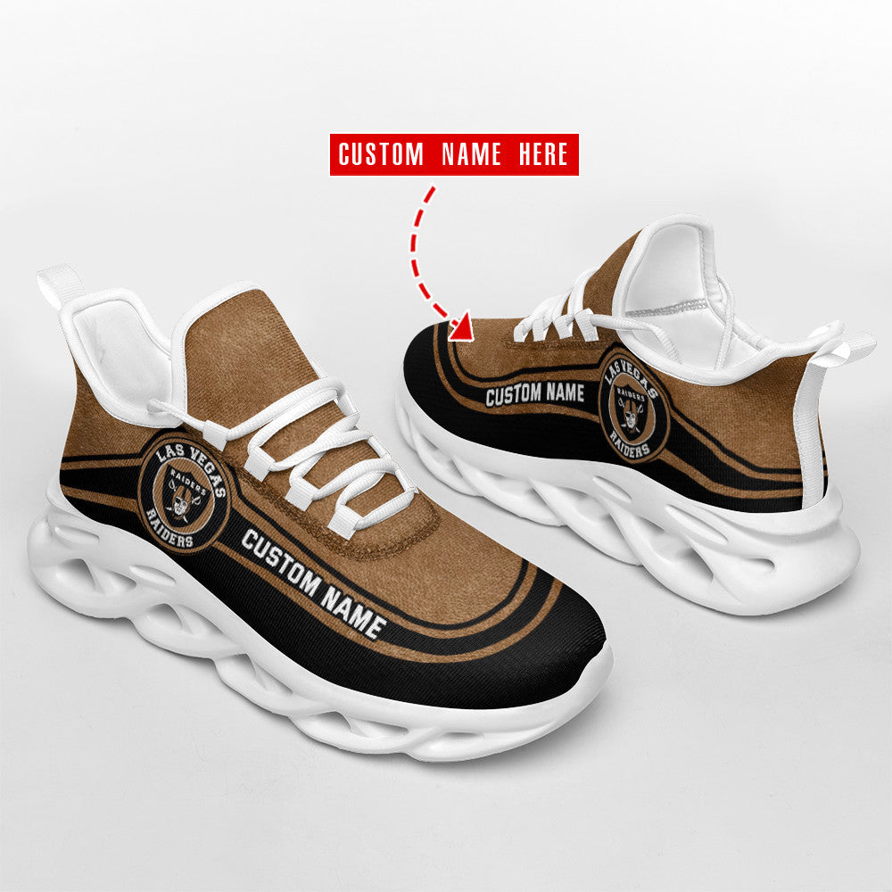 Las Vegas Raiders Personalized Yezy Running Sneakers SPD394