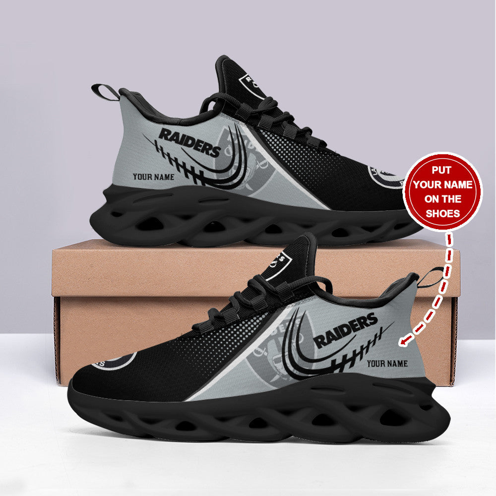 Las Vegas Raiders Personalized Yezy Running Sneakers SPD625