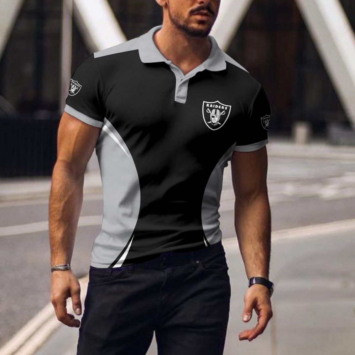 Las Vegas Raiders Polo T-shirt 049