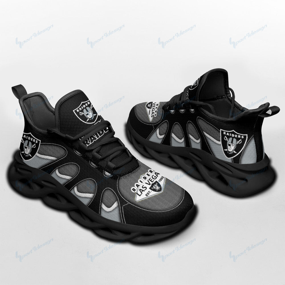 Las Vegas Raiders Yezy Running Sneakers SPD75