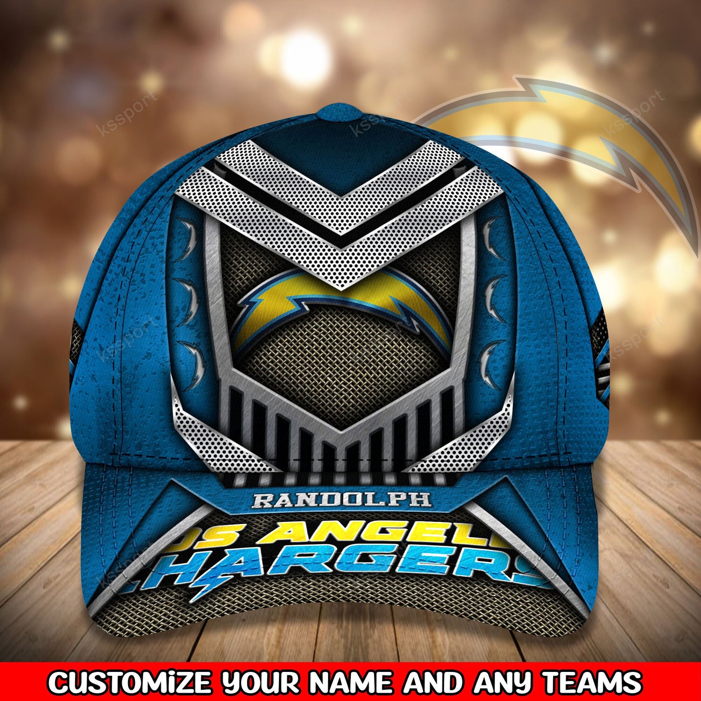Los Angeles Chargers Personalized Classic Cap BG778