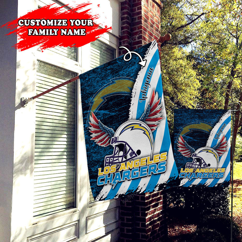 Los Angeles Chargers Personalized Flag 459