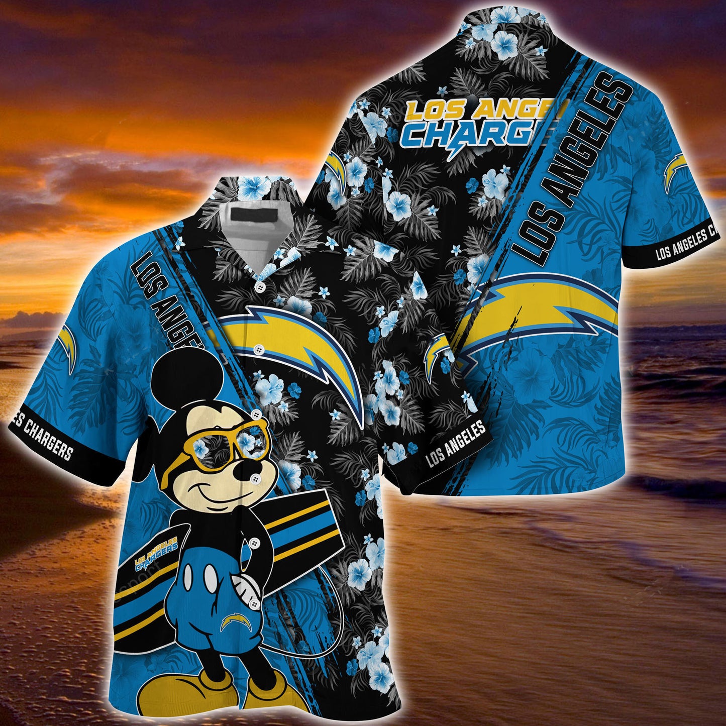 Los Angeles Chargers Summer Hawaiian Shirt 60