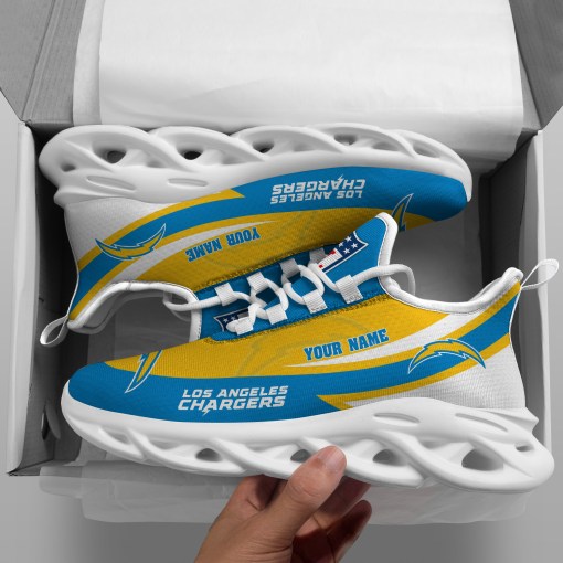 Los Angeles Chargers Personalized Yezy Running Sneakers SPDMS801