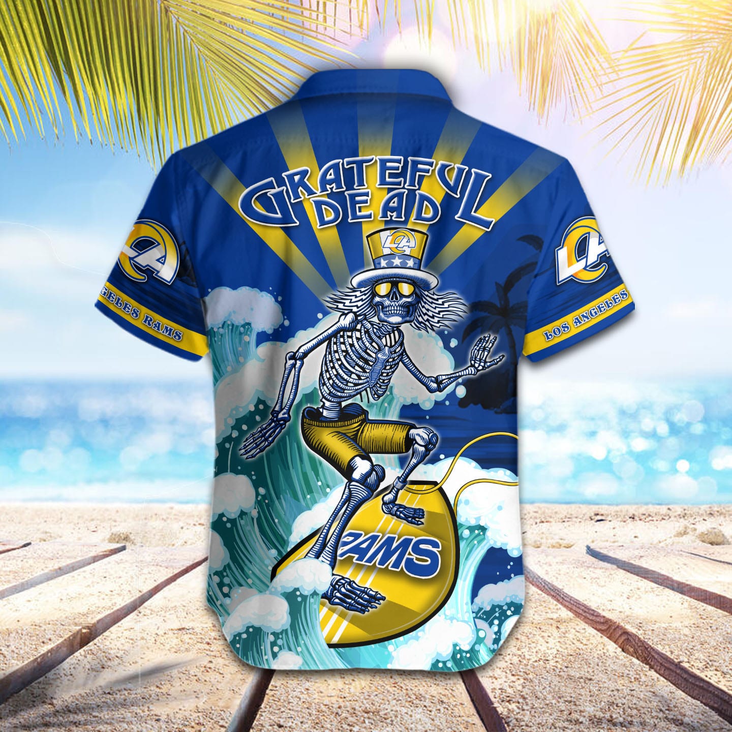 Los Angeles Rams Button Shirt BG862