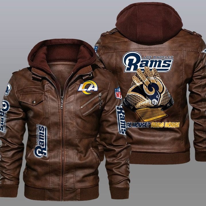 Los Angeles Rams Leather Jacket 19