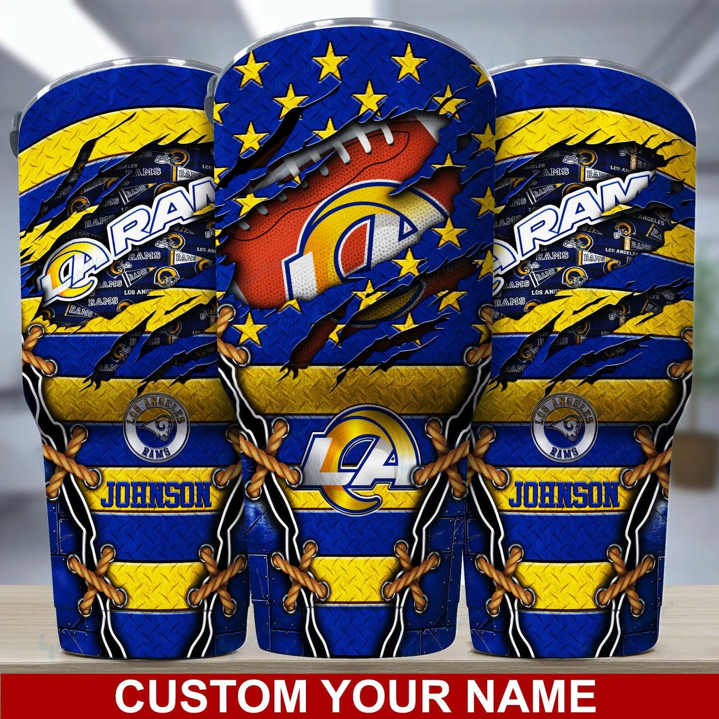 Los Angeles Rams Personalized Tumbler BG17