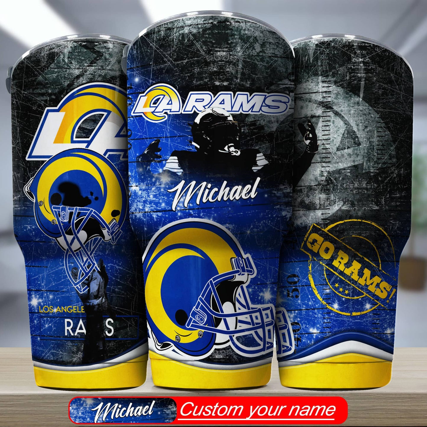 Los Angeles Rams Personalized Tumbler BG328