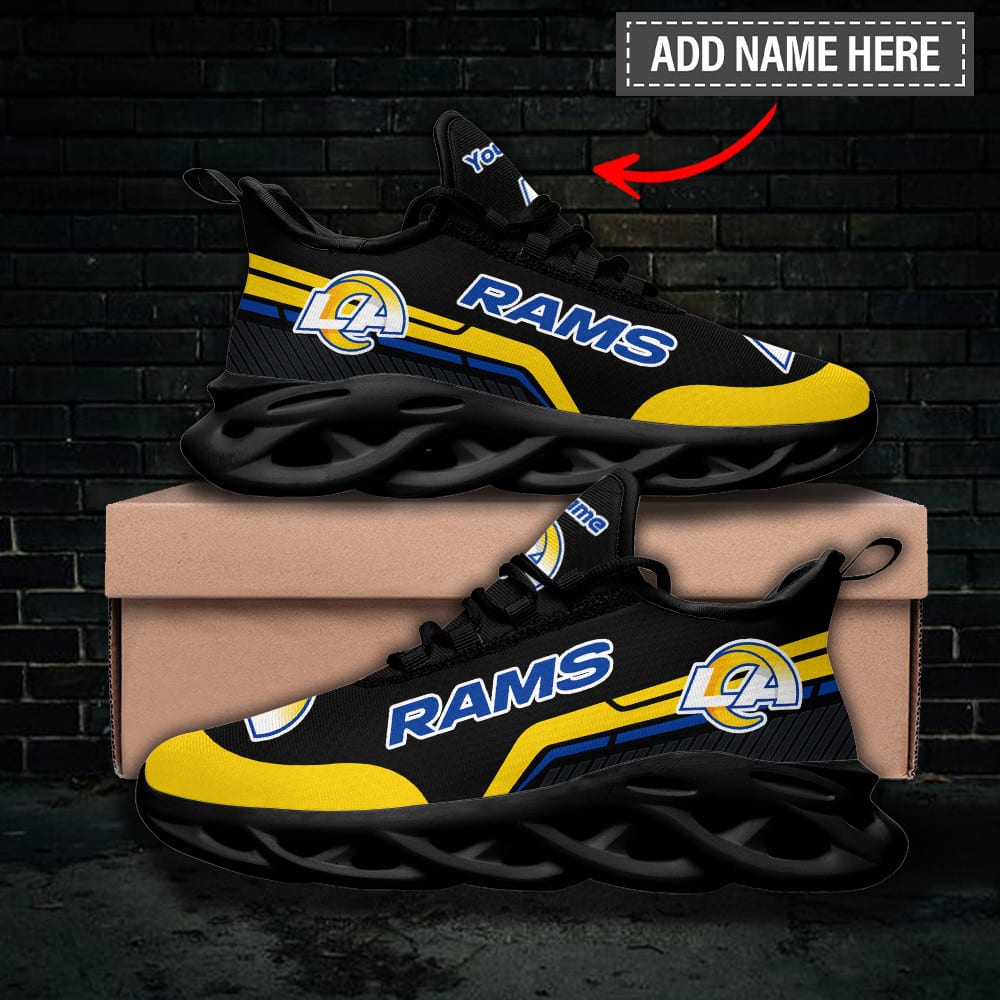 Los Angeles Rams Personalized Yezy Running Sneakers BG201
