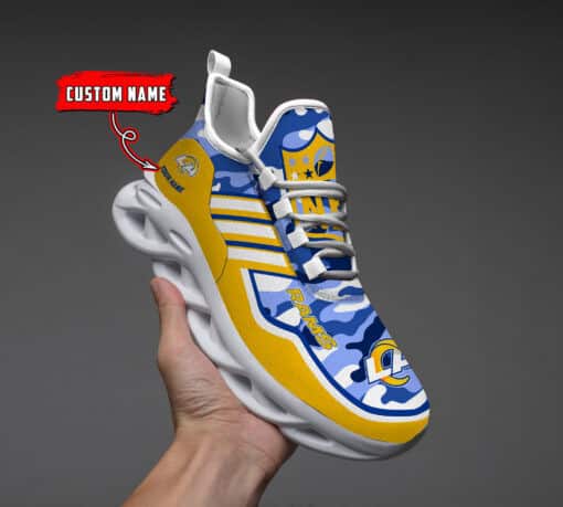 Los Angeles Rams Personalized Yezy Running Sneakers BG230