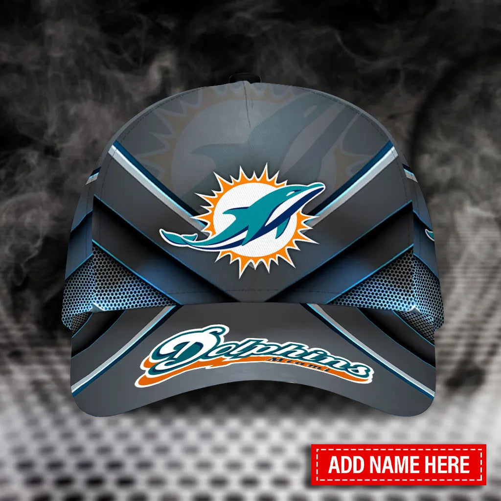 Miami Dolphins Personalized Classic Cap BB308