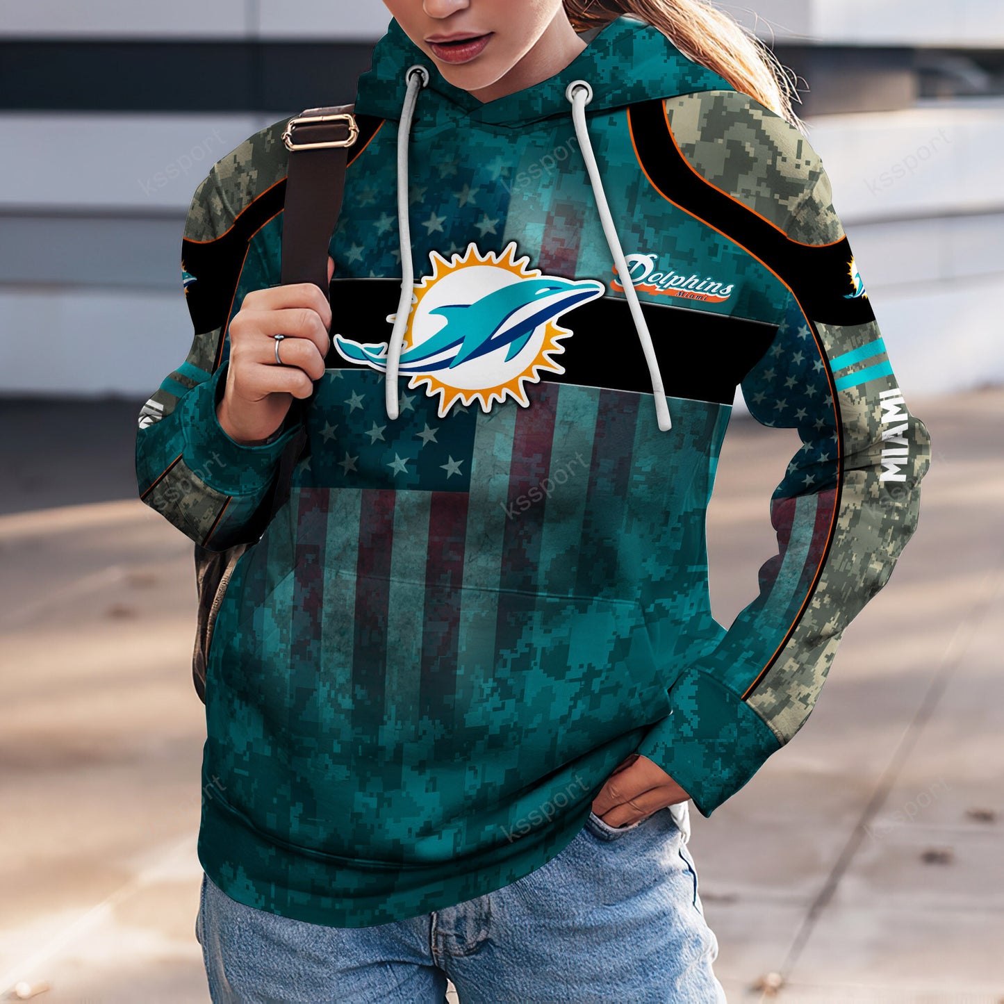 Miami Dolphins Personalized Leggings And Hoodie BG81