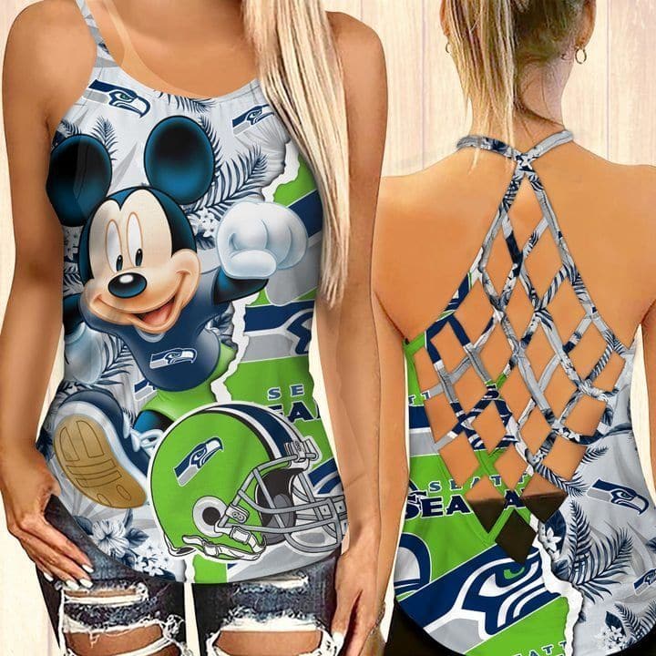 Mickey Seattle Seahawks Criss-Cross 15