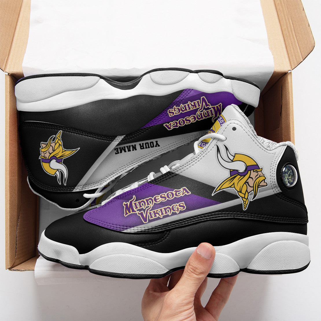 Minnesota Vikings AJD13 Sneakers BG114