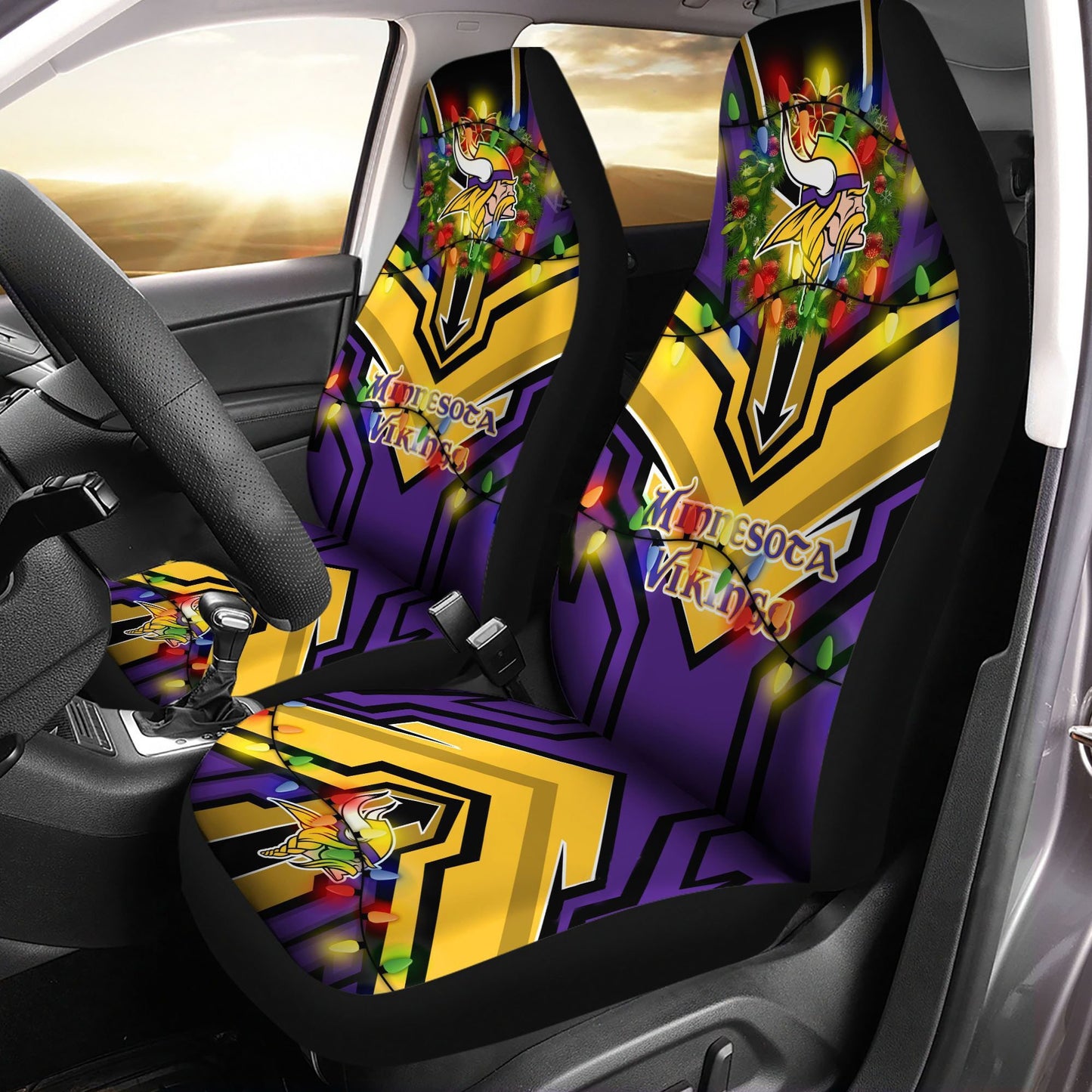Minnesota Vikings Car Seat Covers BG137