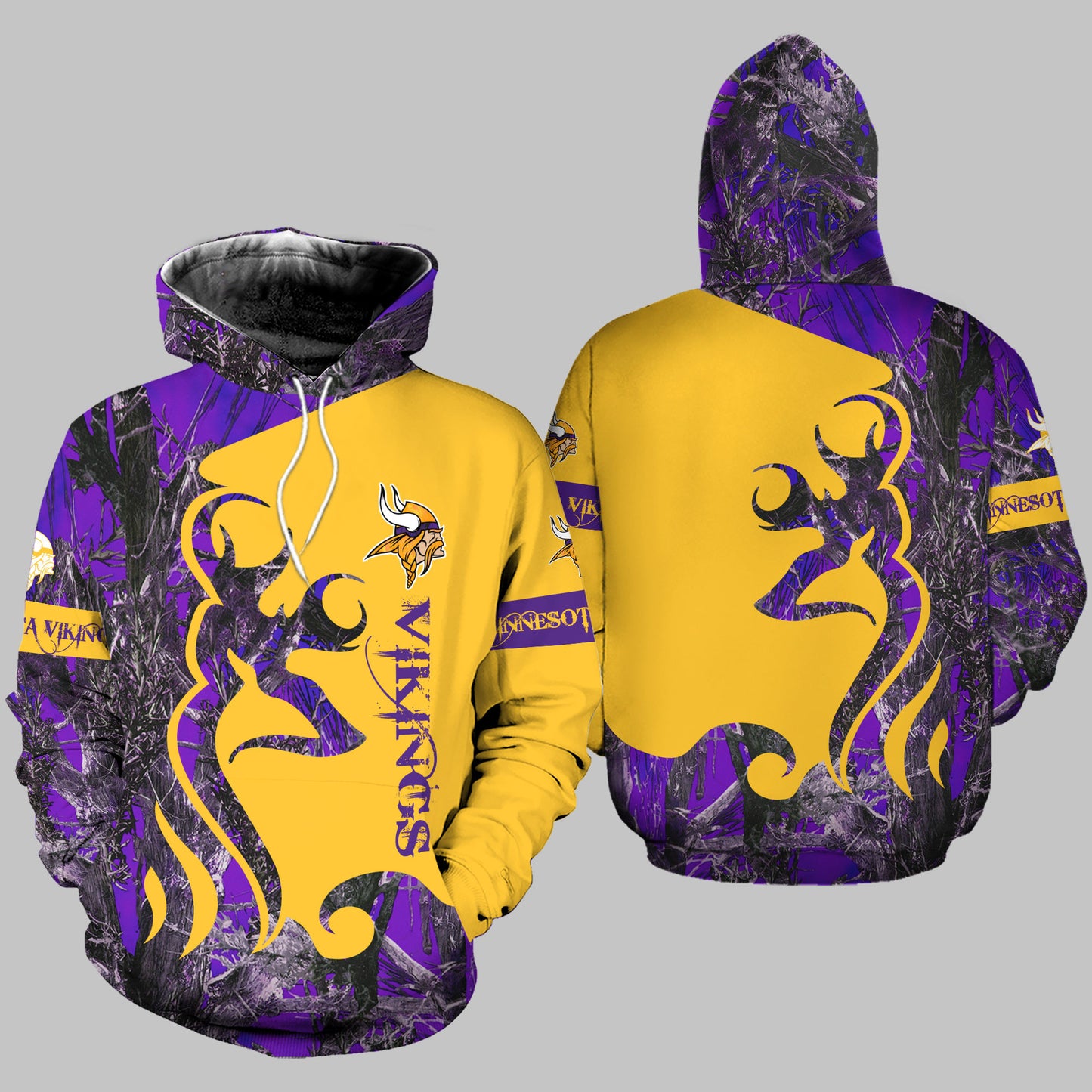 Minnesota Vikings Leggings And Hoodie BG49