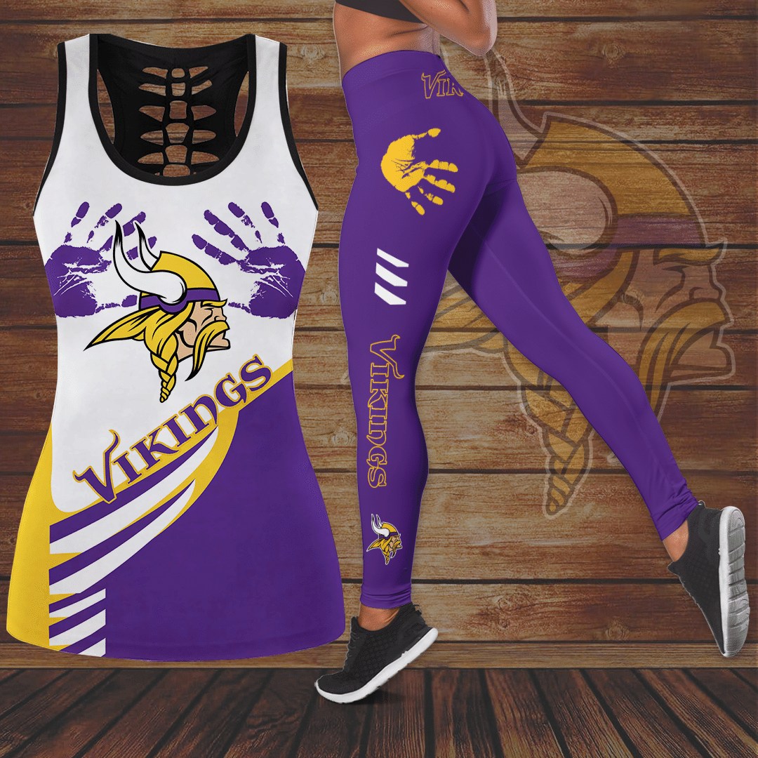 Minnesota Vikings Leggings And Tank Top 149