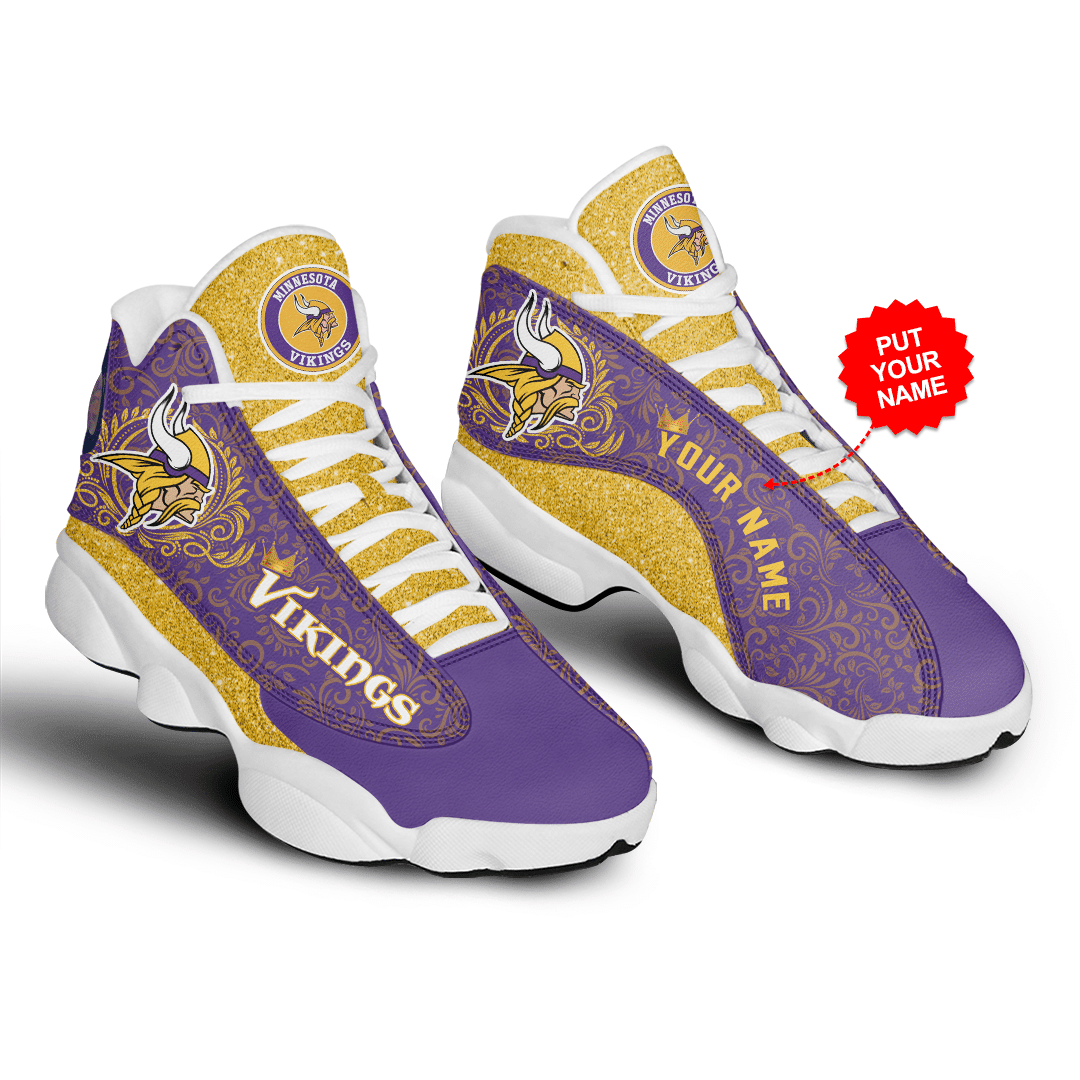 Minnesota Vikings Personalized AJD13 Sneakers 1072