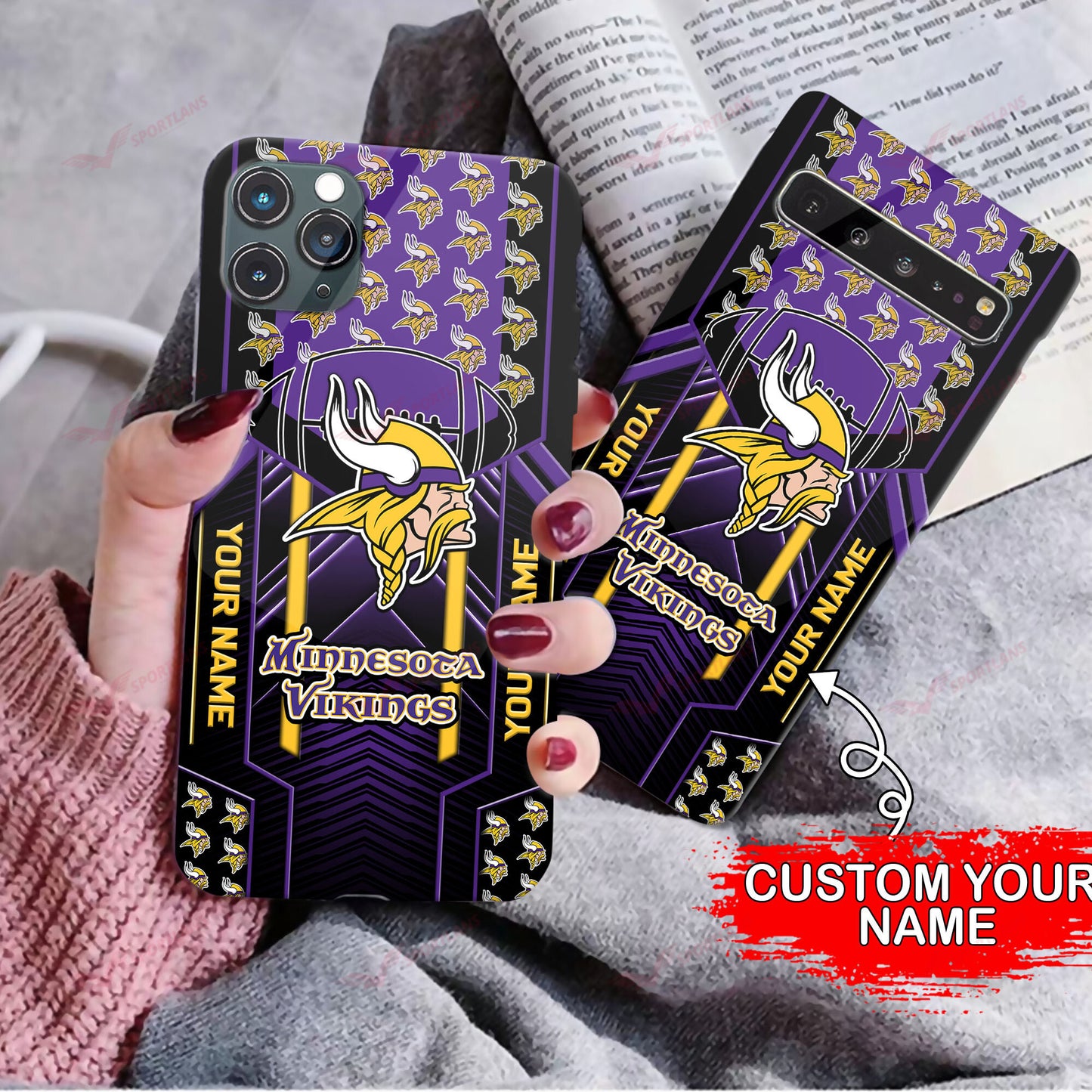 Minnesota Vikings Personalized Phone Case BG21
