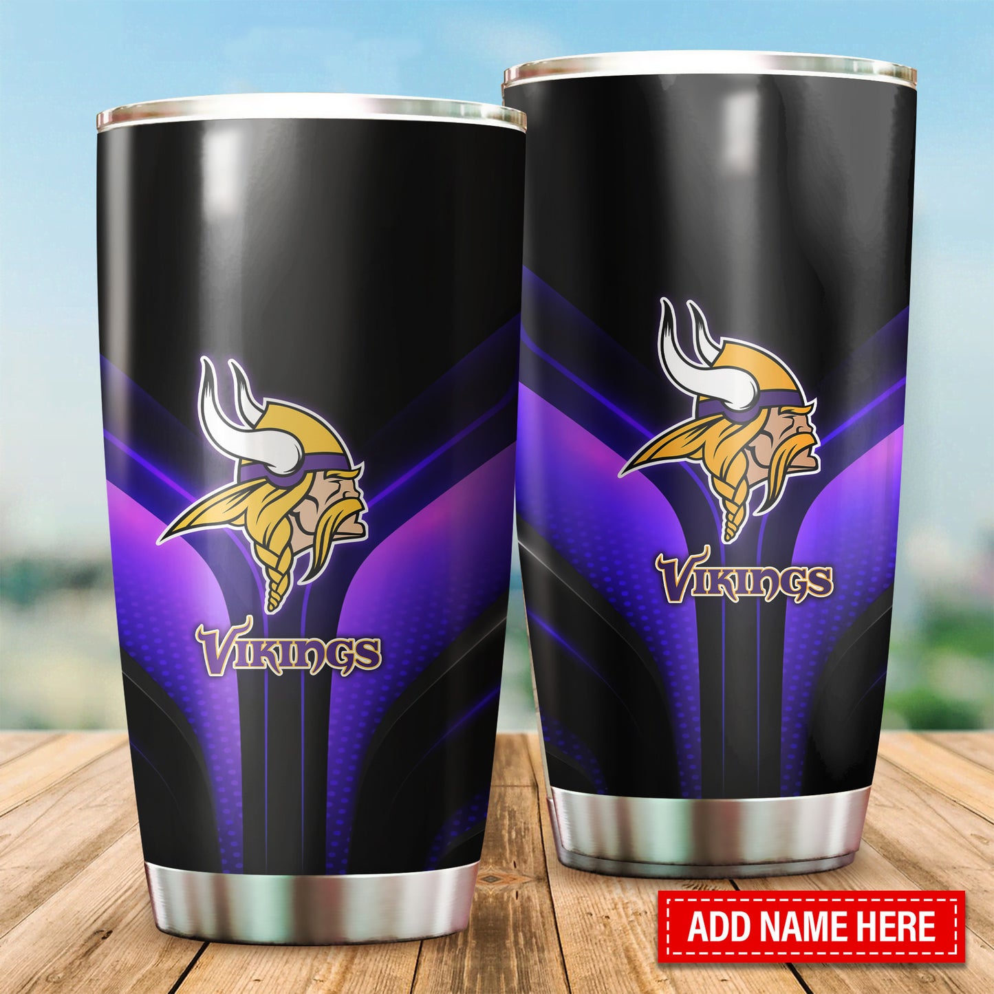 Minnesota Vikings Personalized Tumbler BG188