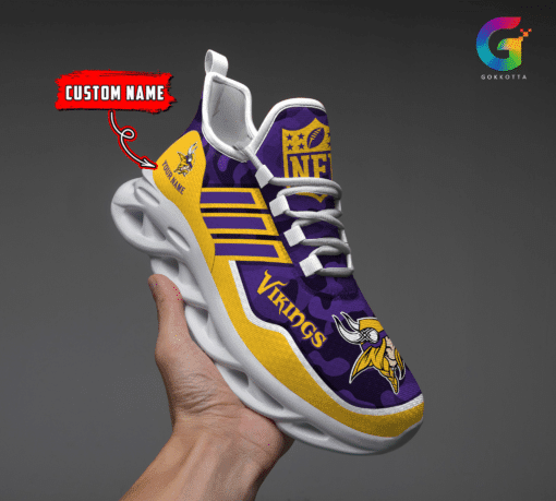 Minnesota Vikings Personalized Yezy Running Sneakers BG313