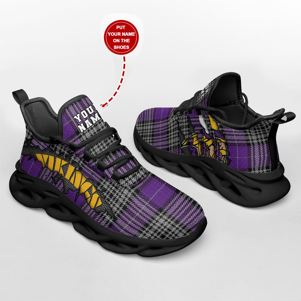 Minnesota Vikings Personalized Yezy Running Sneakers SPD317