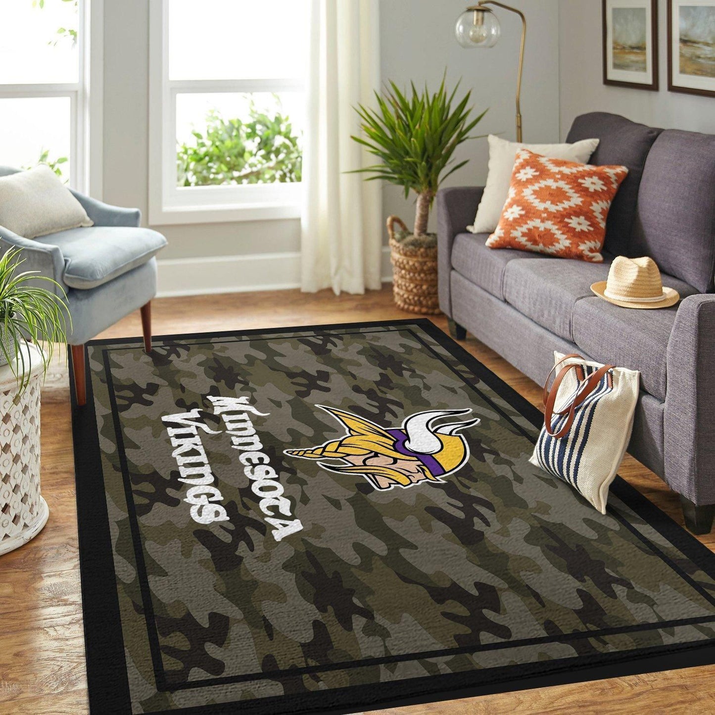 Minnesota Vikings Rectangle Rug 84