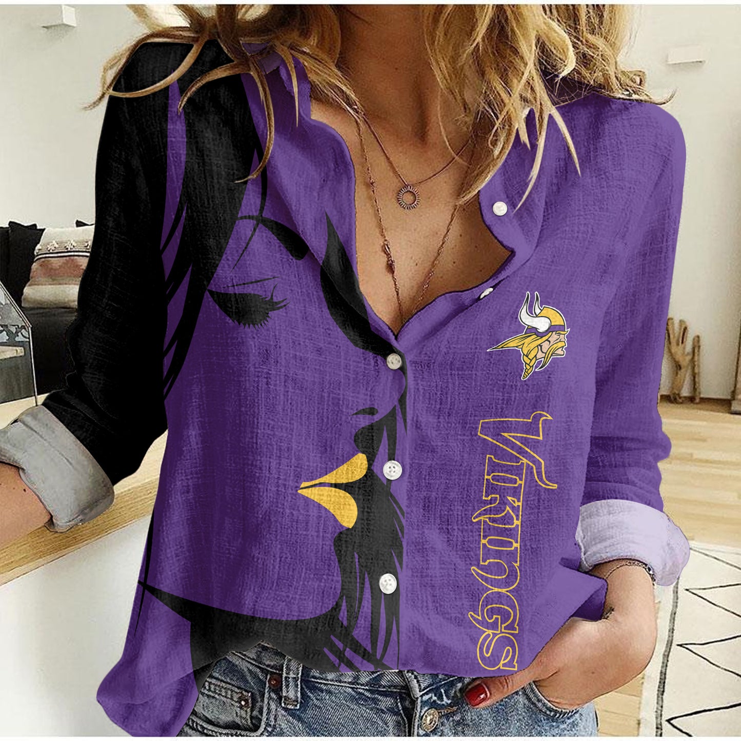 Minnesota Vikings Woman Shirt BG95