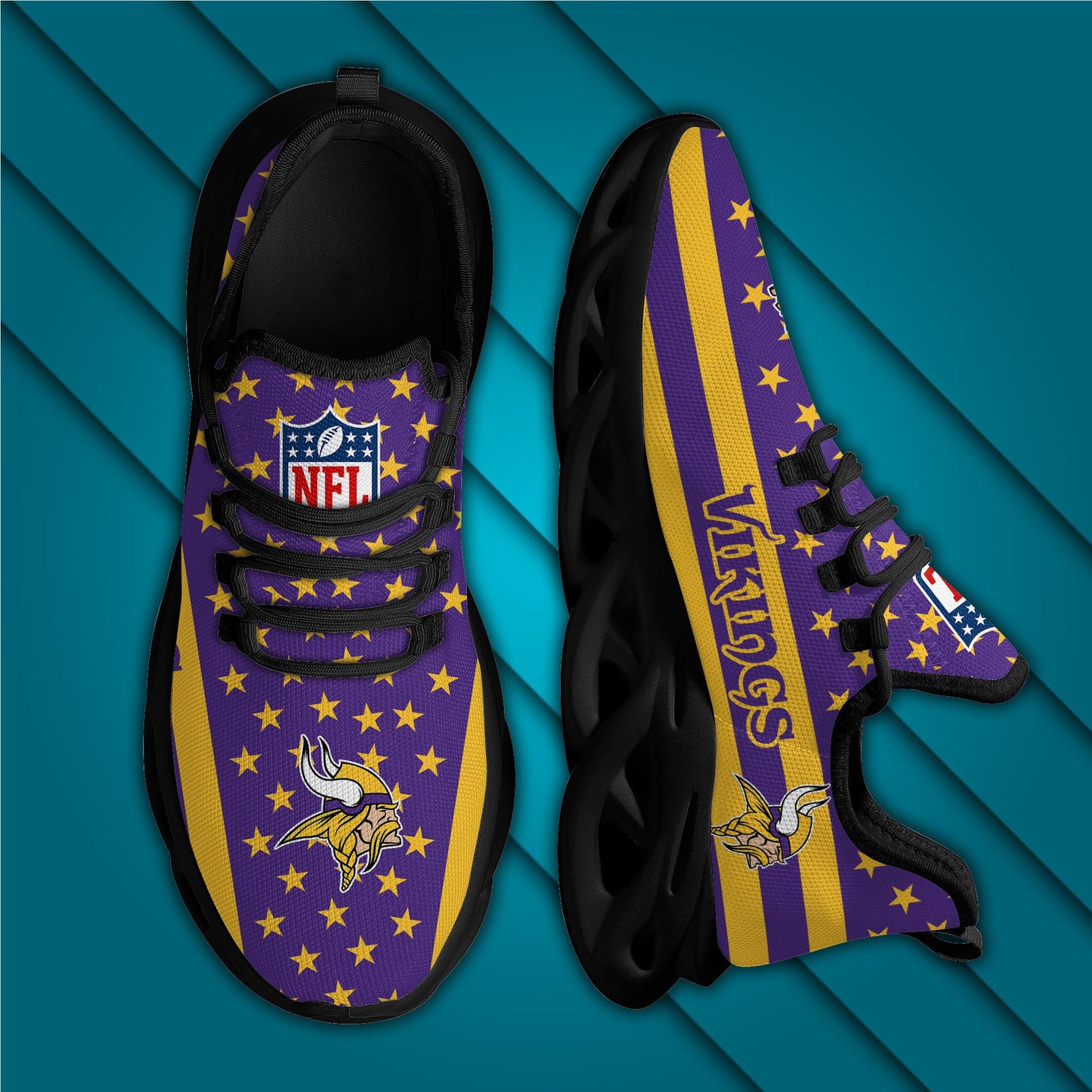 Minnesota Vikings Yezy Running Sneakers 56