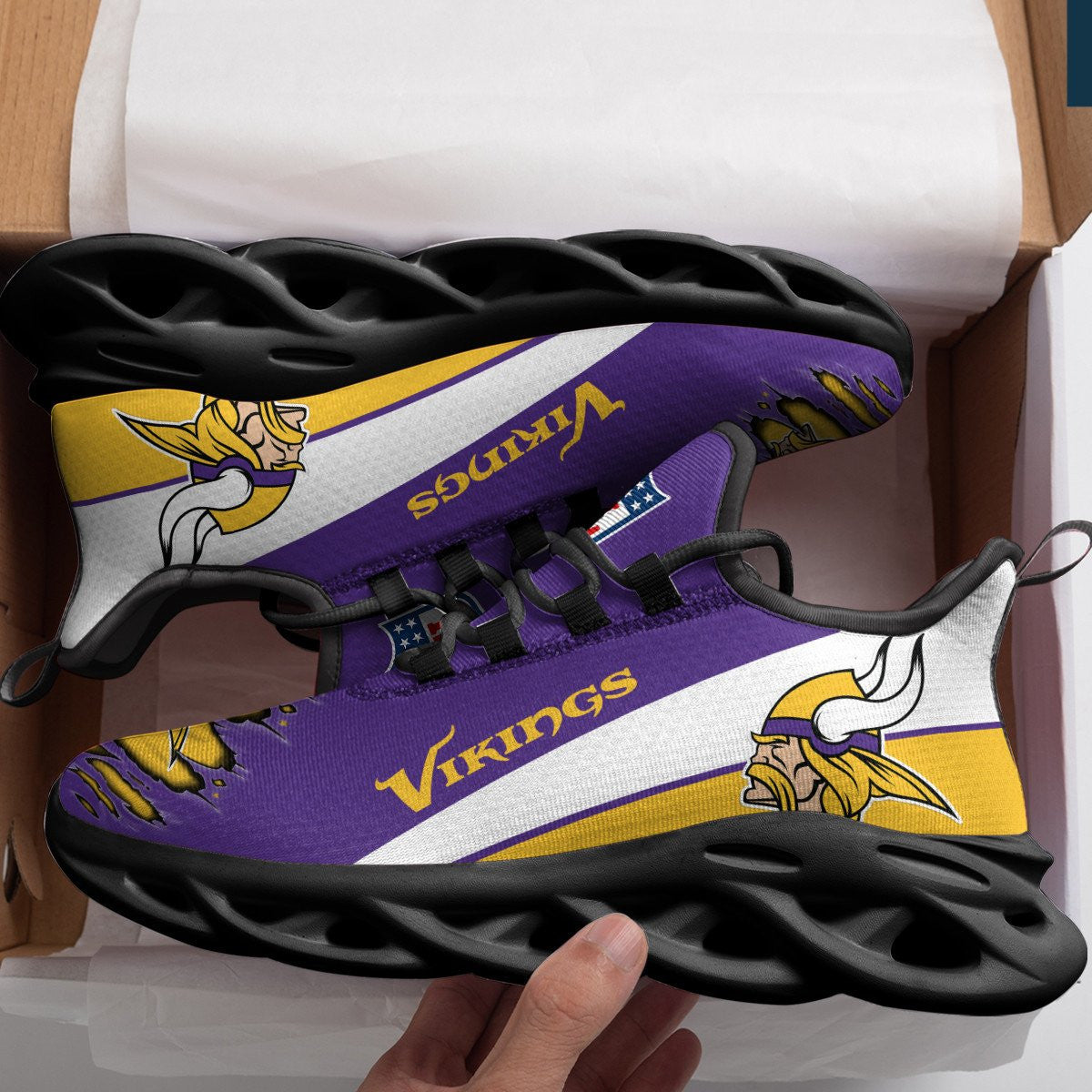 Minnesota Vikings Yezy Running Sneakers 959