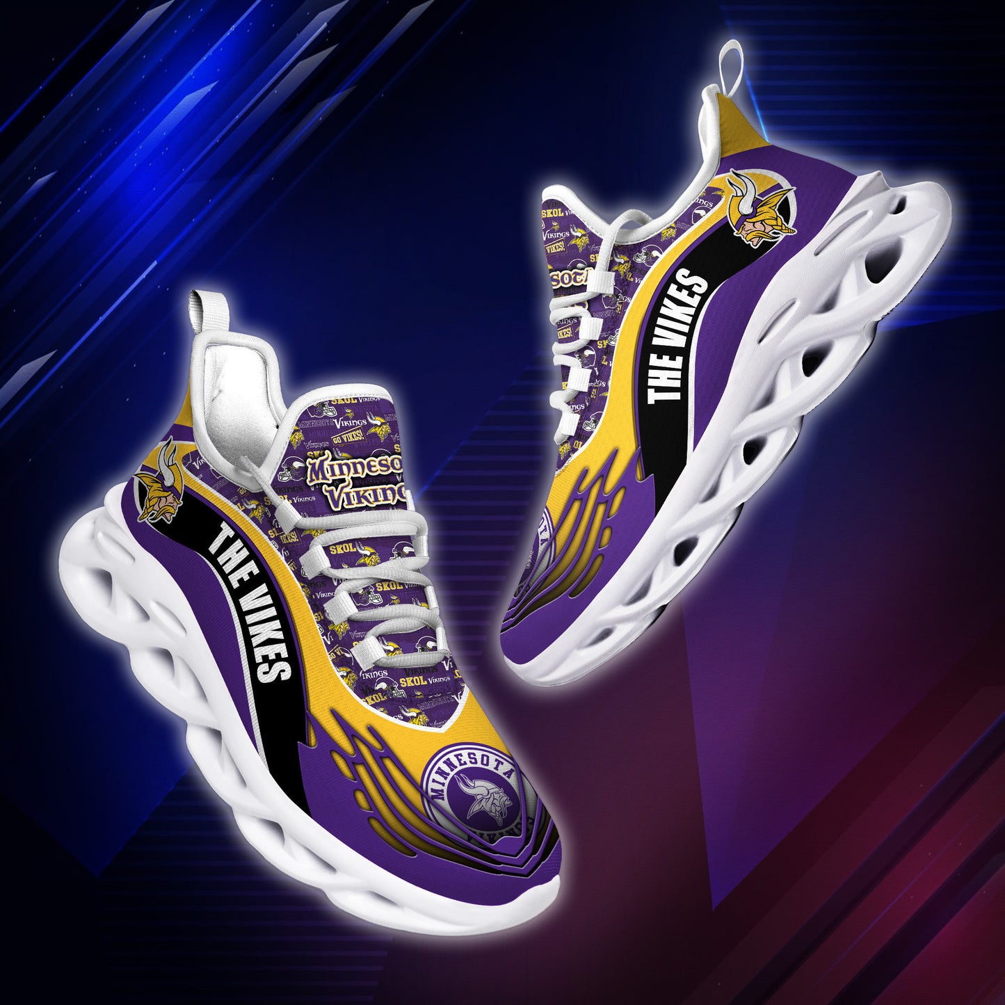 Minnesota Vikings Yezy Running Sneakers BB177