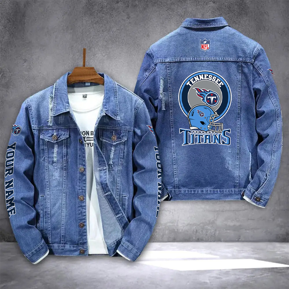 Tennessee Titans Denim Jacket AZICOTADJ000046