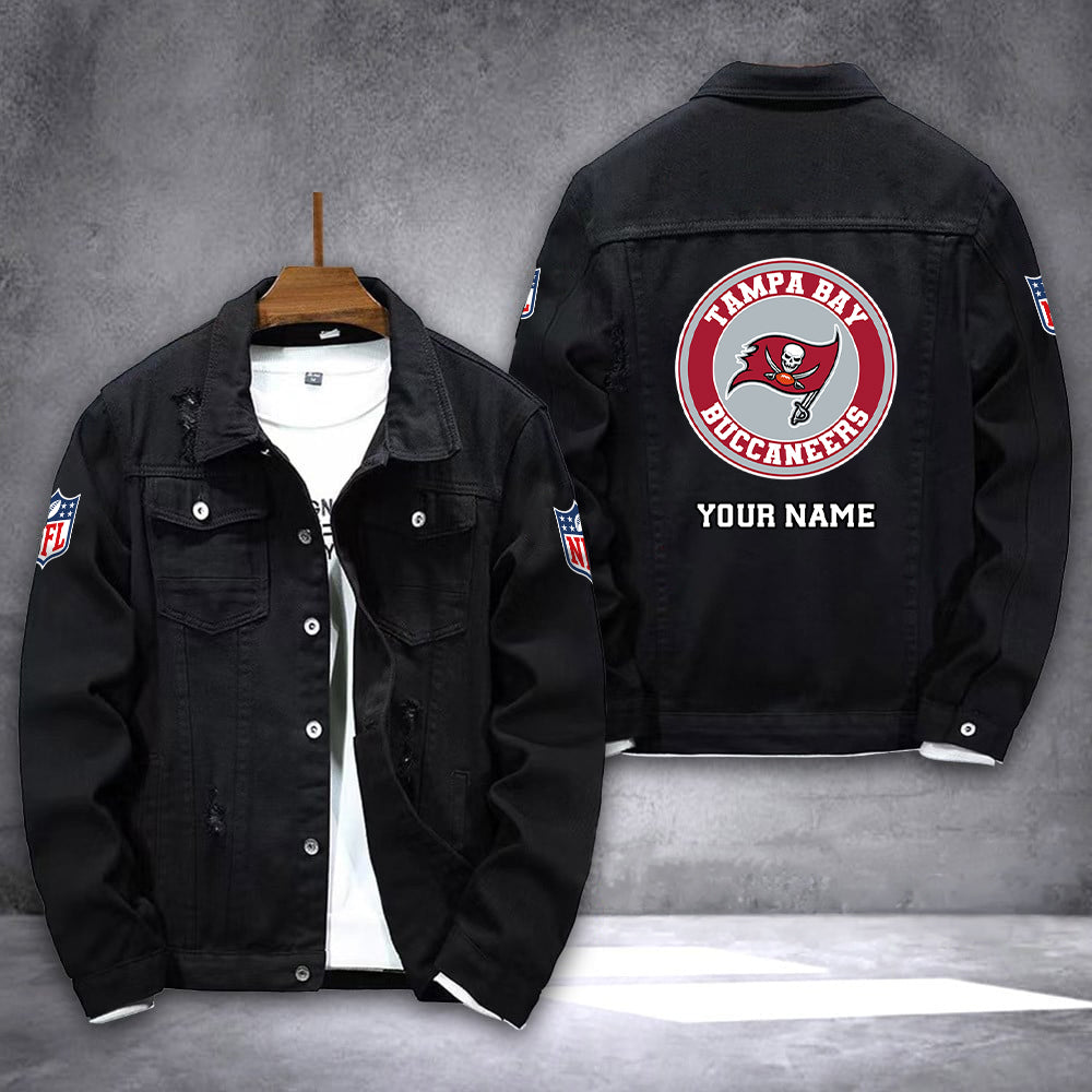 Tampa Bay Buccaneers Denim Jacket AZICOTADJ000091