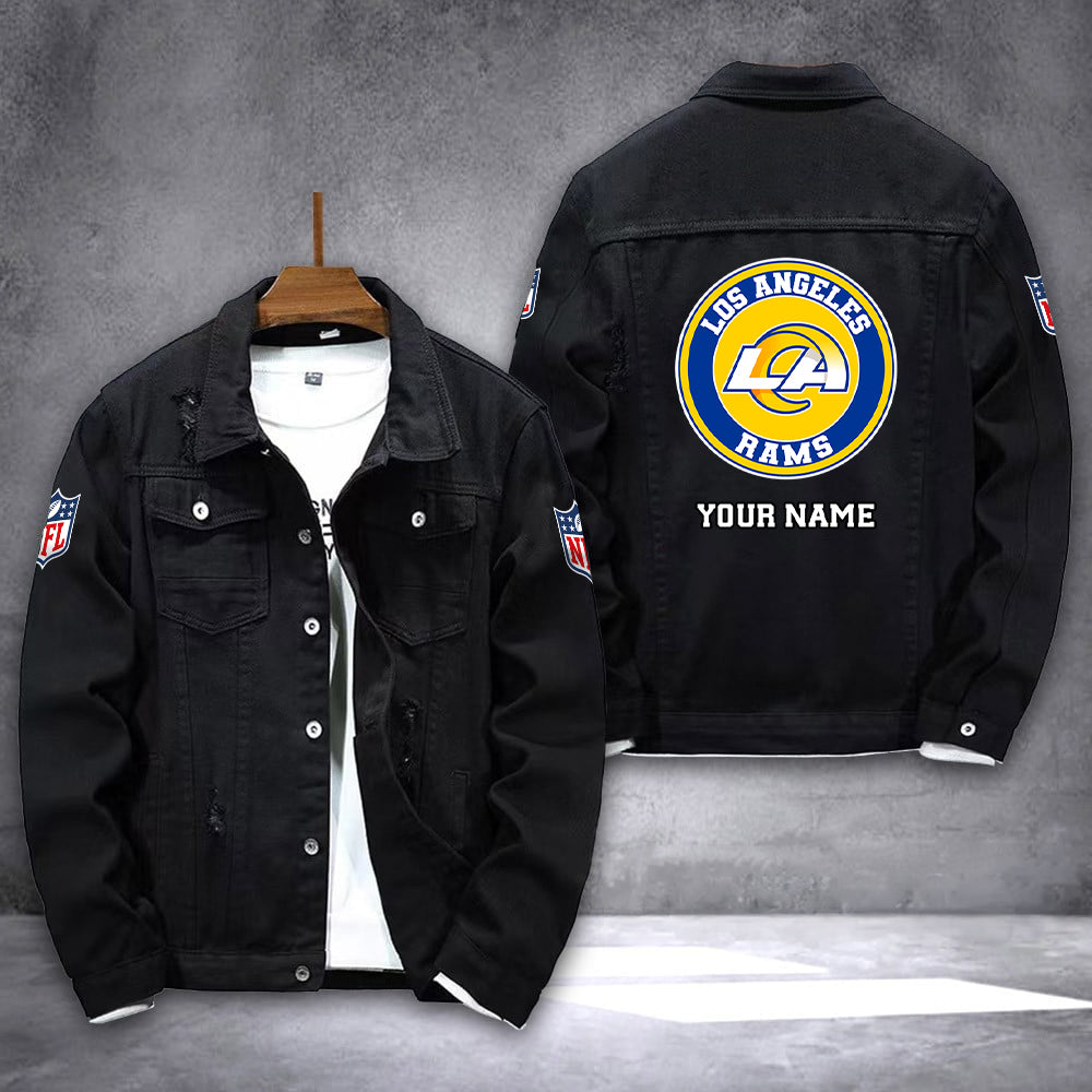 Los Angeles Rams Denim Jacket AZICOTADJ000088