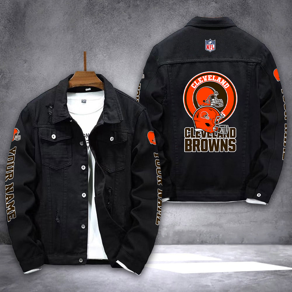 Cleveland Browns Denim Jacket AZICOTADJ000035