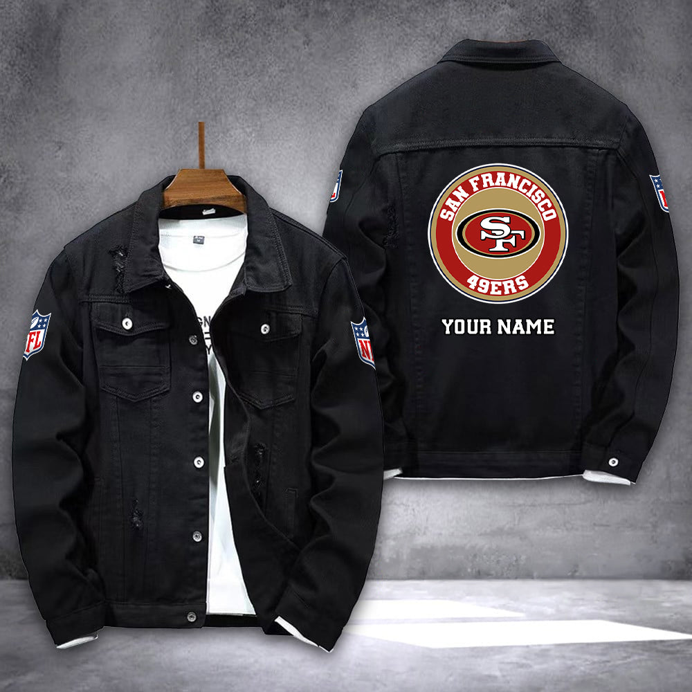 San Francisco 49ers Denim Jacket AZICOTADJ000084