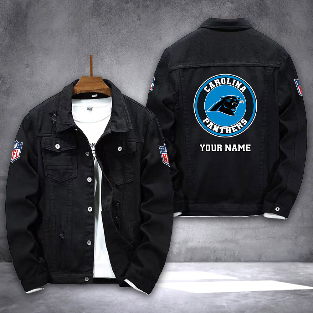 Carolina Panthers Denim Jacket AZICOTADJ000095