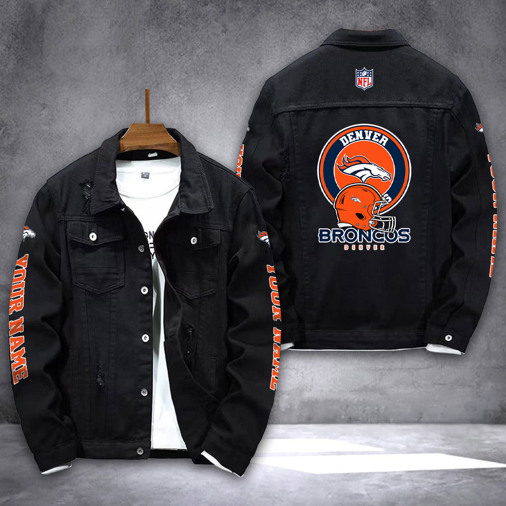 Denver Broncos Denim Jacket AZICOTADJ000038