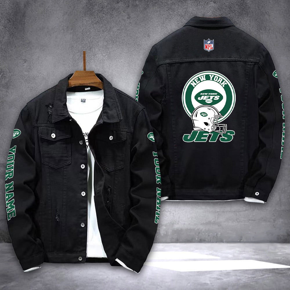 New York Jets Denim Jacket AZICOTADJ000042
