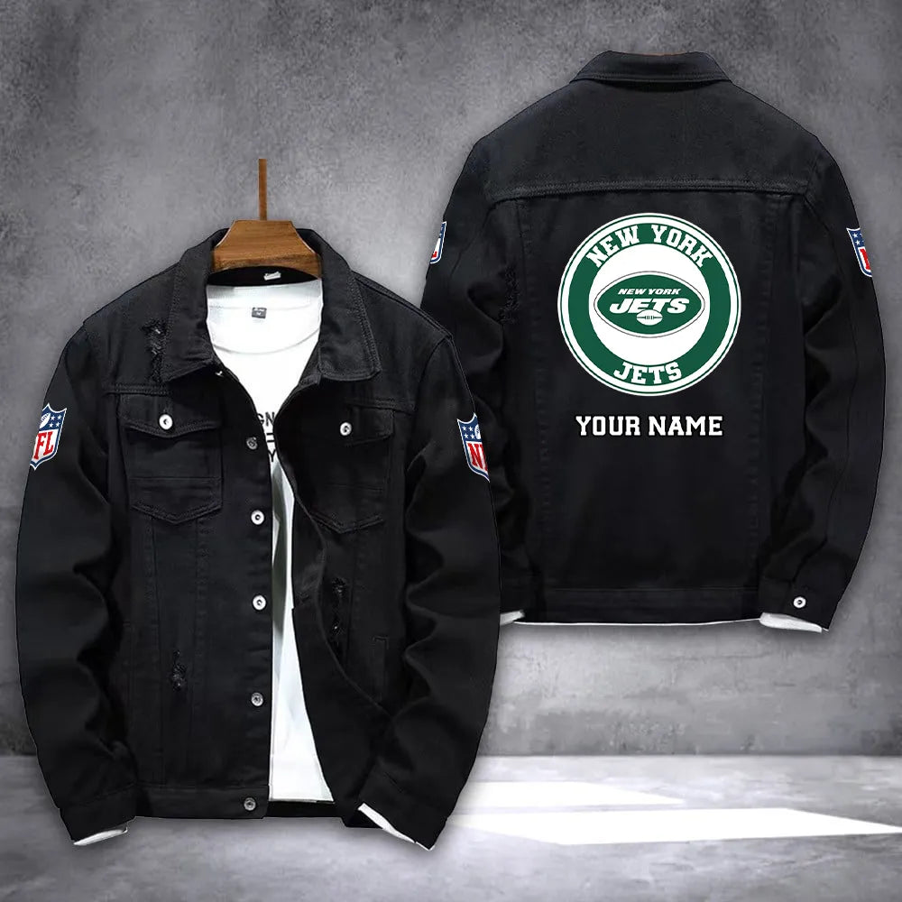 New York Jets Denim Jacket AZICOTADJ000074