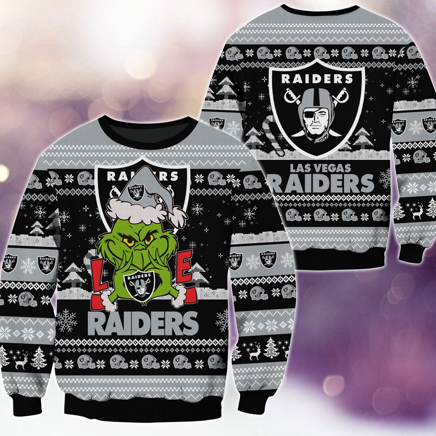 Las Vegas Raiders Premium Ugly Christmas Sweater AZBTUSW000269