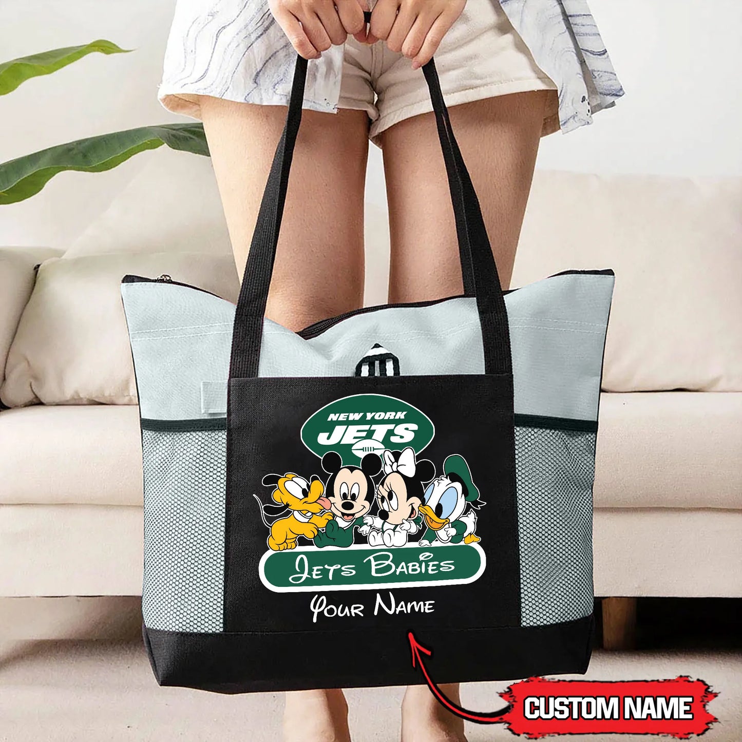 New York Jets Personalized Babies Tote Bag AZBTBTB000003