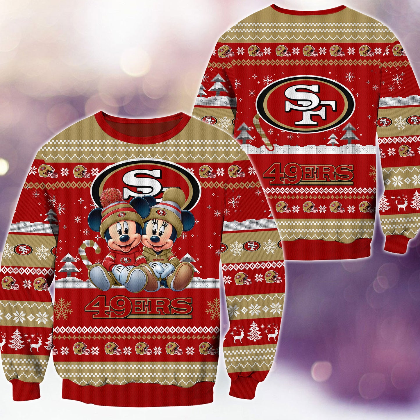 San Francisco 49ers Premium Collections Ugly Christmas Sweater AZBTUSW000379
