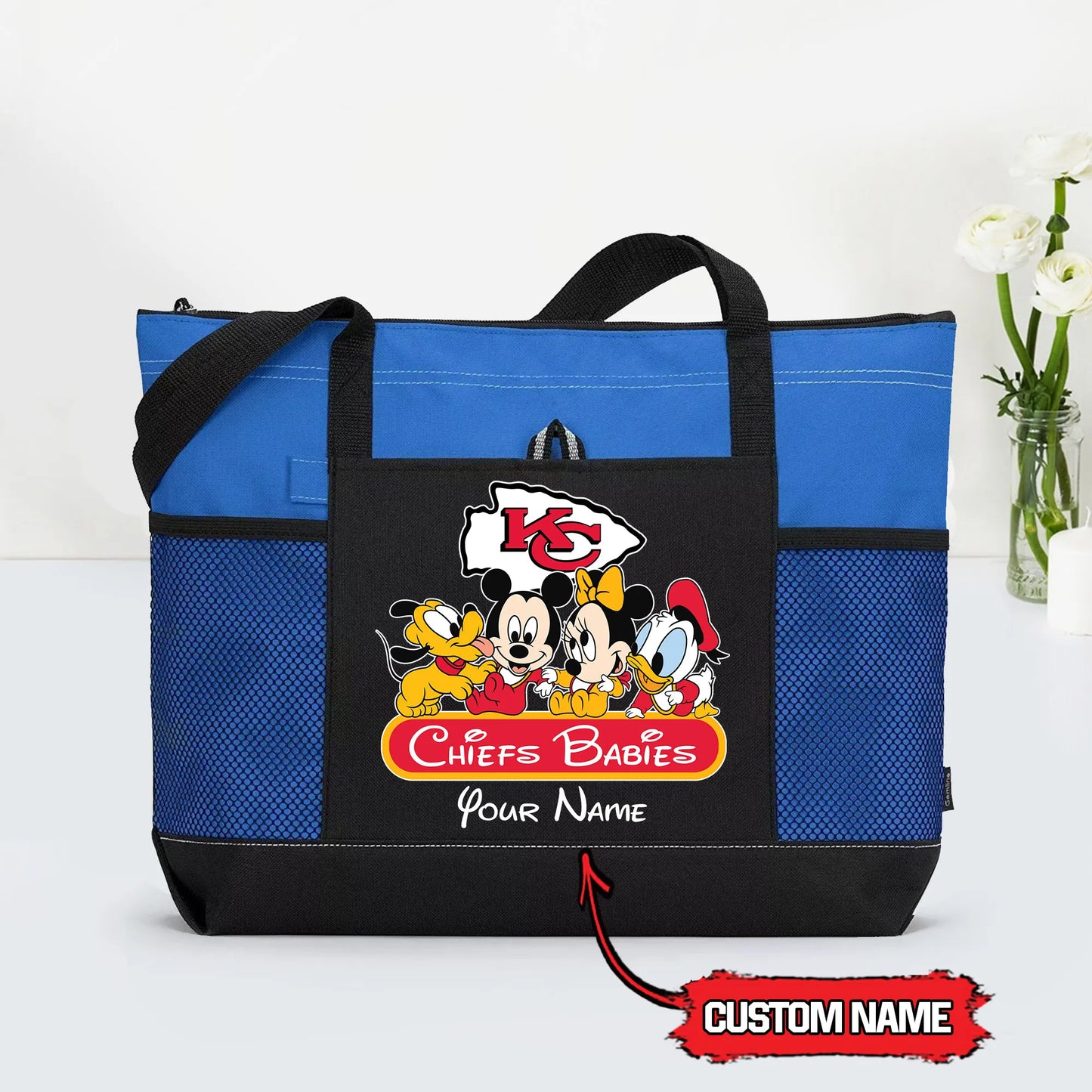 Kansas City Chiefs Personalized Babies Tote Bag AZBTBTB000032